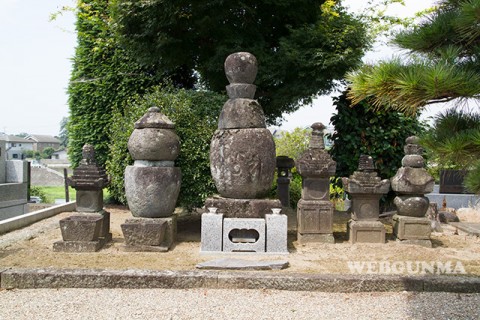 長善寺の伝大胡太郎の墓