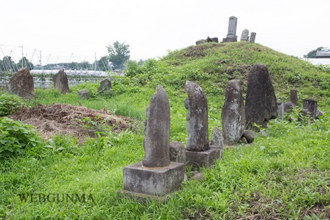 山上塚越の道祖神全景