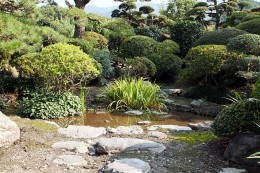 松浦家屋敷の庭園